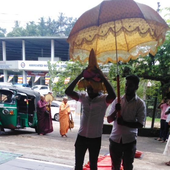 Almsgiving Program at Rathnapura Station