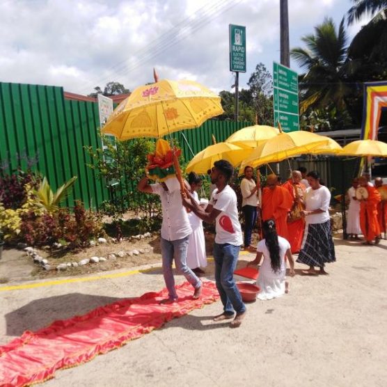 Almsgiving Program at Balangoda Station