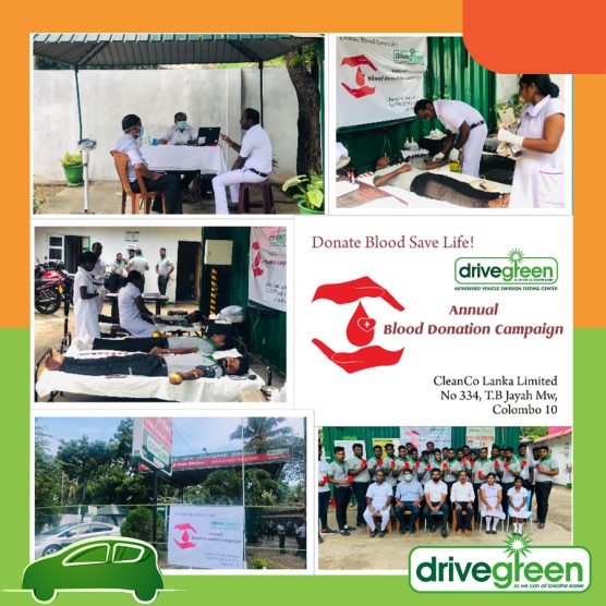 Blood donation program arranged by Drivegreen - Jaffna