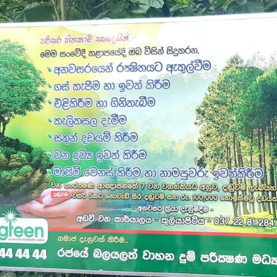 Kankaniyamulla environmental zone cleaning and awareness program
