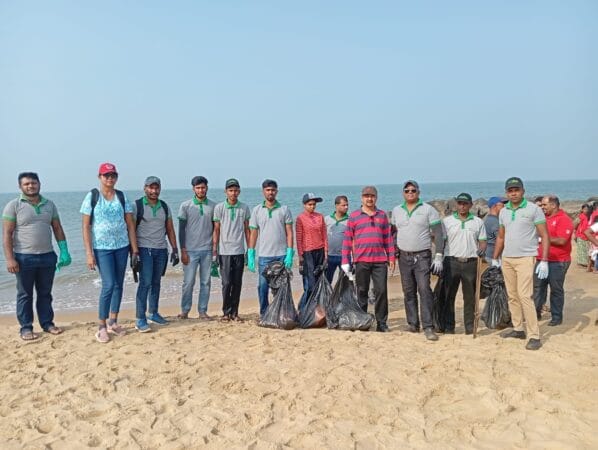 Negombo Beach Park Cleaning