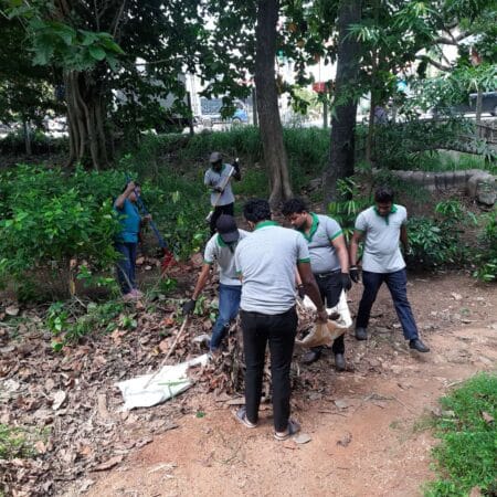 Cleaning of Anuradhapura Municipal council ground & Malawathuoya Area