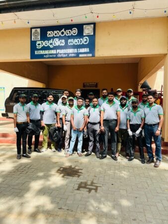 Kataragama Sacred City Cleanup Program, organized by the Kataragama Pradeshiya Sabha and MUSSD