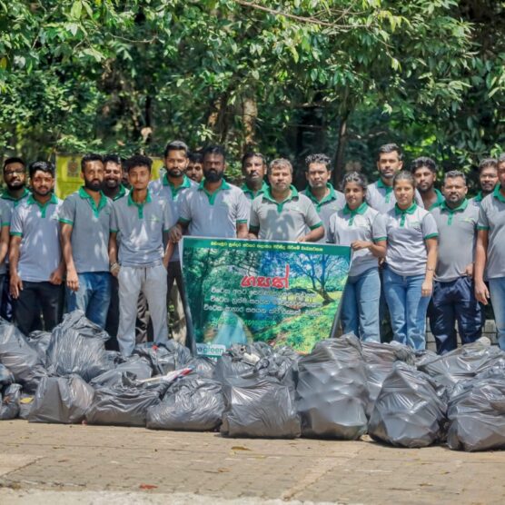 Cleaning program at the Badagamuwa Eco Zone in Kurunegala